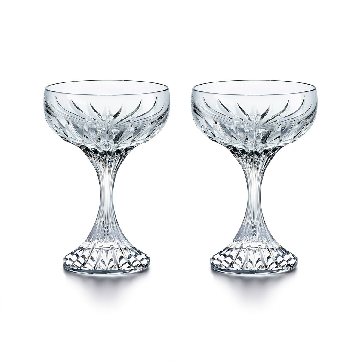 Baccarat Crystal, Massena Champagne Coupe, Pair